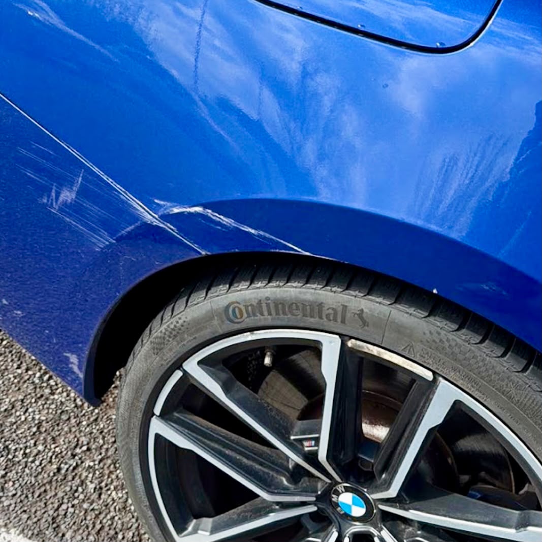 Quarter Panel Repair before repair